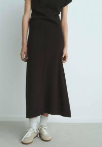 Юбка Mango A-line skirt, Black