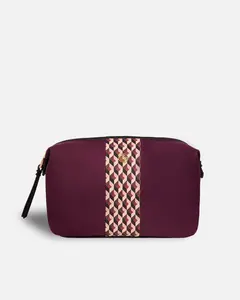 Большая женская косметичка Born с застежкой-молнией Lonbali, гранатовый