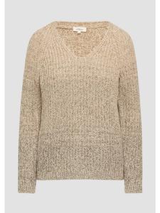 Вязаный свитер 81X4_бежевый s.Oliver