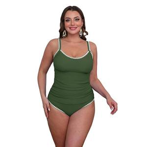 Женский спортивный сет танкини с рюшами Cupshe, Green