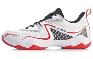 Кроссовки для бадминтона Sound Waves мужские с низким верхом белого/черного цвета Lining