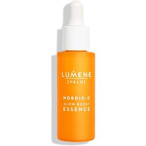 Nordic-C  Glow Boost Essence 30 мл Веганская сыворотка для лица и шеи с витамином С, богатая антиоксидантами дикая арктическая морошка, гиалуроновая кислота Lumene