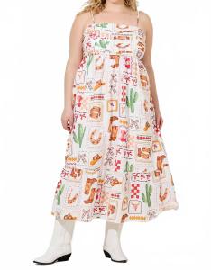 Дикий Запад сарафан в разноцветном Baevely by Wellmade, мультиколор