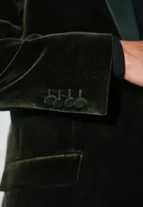 Пиджак классического кроя в итальянском стиле pontoglio с шалевыми лацками Next, Green