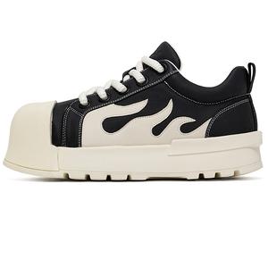 Легкие дышащие низкие кроссовки для скейтбординга, увеличивающие рост, для мужчин LOHAN·SIR, Black