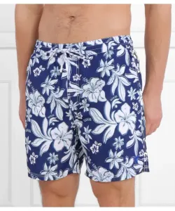 Плавки-Шорты среднего размера Ibiscus AOP Regular fit Guess Underwear, синий