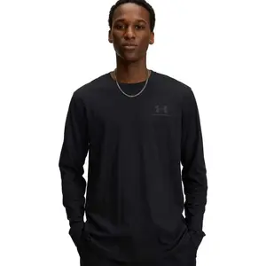 Лонгслив Under Armour Sportstyle Left Chest, черный