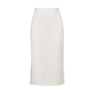 Прямая вязаная юбка Deep Breath средней длины, карамель