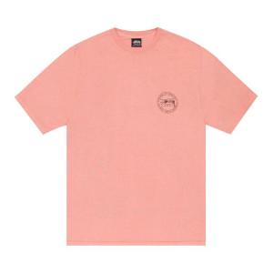 Футболка Stussy C Thru Tee Pigment Dyed, Coral