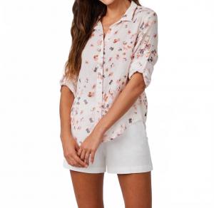 Рубашка-капри на пуговицах в цвете Hana Floral CIEBON, Hana Floral