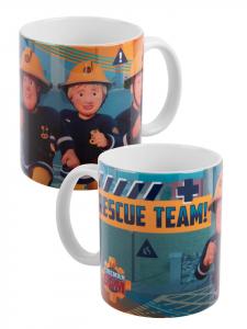 Кружка Fireman Sam - кофейная чашка 320 мл, разноцветная Playmobil