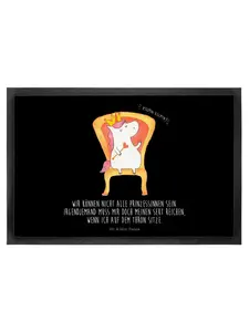 Коврик для ног Mr. & Mrs. Panda, черный