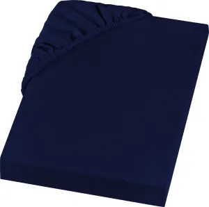 Простыня SETEX "Тонкая фланель REFIBRA", на 60 % состоящая из переработанных волокон 100х200 см, 1 шт., темно-синий