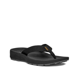 Teva Hydratrek Flip 1150916-BLK Women's  Black Flip Flop Sandals VER119