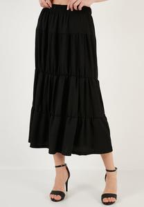 Юбка А-силуэта REGULAR FIT LELA, цвет black