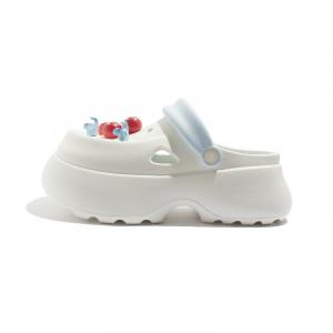 BEIER Клоги женские бело-голубые Apple Bunny, цвет White Blue, Apple Bunny Clogs