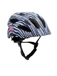 Crazy Safety Велосипедный шлем бело-синего цвета