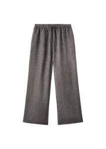 MANGO Штаны свободного кроя в цвете антрацит