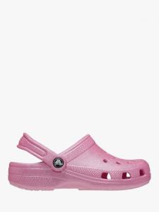Детские классические кроксы с блестками Crocs, Pink Glitter