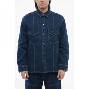 Куртка TRISTO из практичного денима Nanushka, Blue