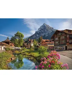 Красный пазл из 2000 деталей – Альпы летом Trefl, multi-color