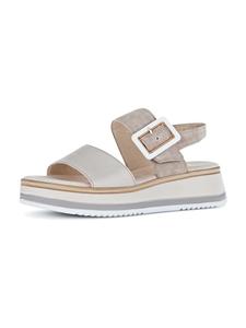 Gabor Comfort Бежевые сандалии на платформе