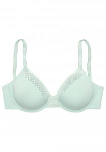 Бюстгальтер-футболка LASCANA, пастельно-зеленый