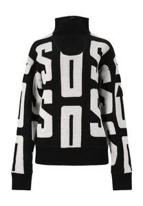 Свитер Verbier с практичной застежкой-молнией Sos, черный