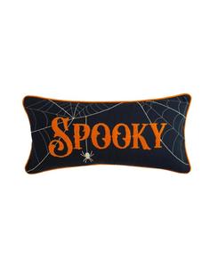 Декоративная подушка в форме прямоугольной паутины на Хэллоуин, 12" x 24" C&F Home, No Color