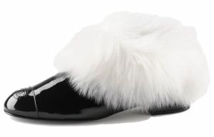 Повседневные туфли женские черные CHANEL