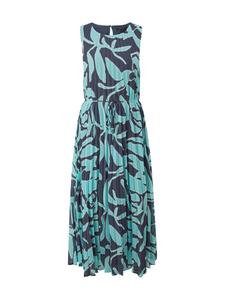 Макси платье COMMA, Navy/Turquoise