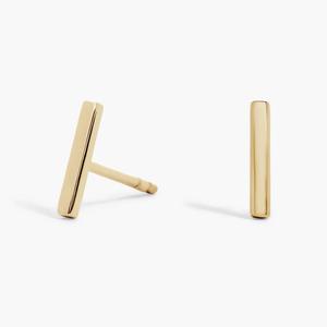 Серьги-гвоздики из желтого золота 14 карат (1,5 мм) Blue Nile