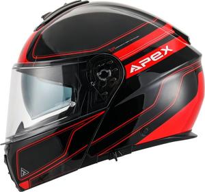 Шлем APEX mt300 sydney, Black/Red