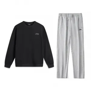 Li-Ning Li Ning Casual Sportswear Unisex Black+Heather Gray