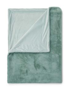 ESSENZA Плед 'Furry' в зеленом цвете