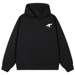 Свитшот Cinnamoroll Yugui Dog Unisex Sanrio, черный