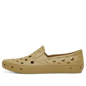 Кроссовки trek slip-on low tops casual skateboarding shoes yellow Vans, желтый