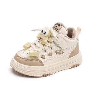 Нескользящие, теплые, с низким верхом, противоударные детские кроссовки для скейтбординга Budding, бежевый/хаки