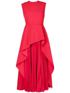 Расклешенное платье миди без рукавов Solace London, красный