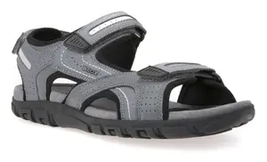 Сандалии Geox "UOMO SANDAL STRADA", летняя обувь, обувь на липучке, уличные сандалии, в треккинговом стиле, серый