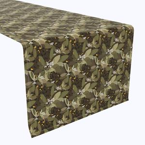 Настольная дорожка, 100 % полиэстер, 14 x 108 дюймов, принт с изображением животных в стиле сафари.