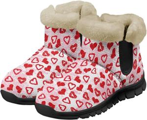 Женские зимние ботинки Jeiento Love Heart, противоскользящие, с легкой подошвой и утолщенной подошвой, Romantic Heart