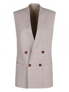 Philosophy Di Lorenzo Serafini двубортный жилет, серый