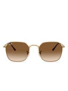 Ray-Ban солнцезащитные очки Jim в квадратной оправе, золотой