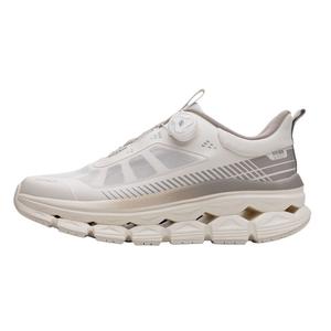 Амортизирующие, износостойкие, дышащие, низкие повседневные туфли унисекс Aung San, White Gray