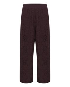 Широкие брюки Kaffe Nomi, темно-коричневый