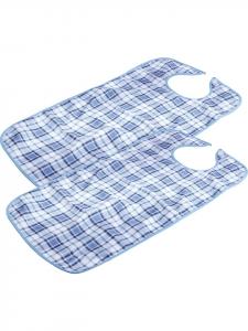 Wenko Фартук для обеда размера XXL, комплект из 2 штук, синий в клетку