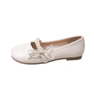 Alxnan Женские повседневные туфли-лодочки экрю, цвет Ecru