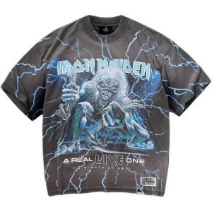 Футболка с принтом X Iron Maiden REPRESENT, коричневый