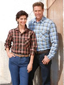 Рубашка с длинными рукавами в синюю клетку WITT WEIDEN